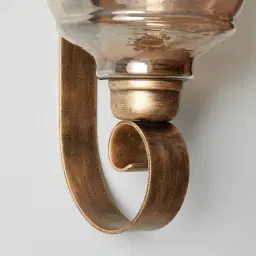 Barcelona Antique Gold Metal Wall Sconce