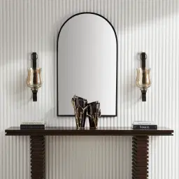Barcelona Gilded Dark Bronze Metal Wall Sconce