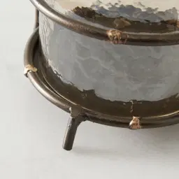 Perennial Gilded Dark Bronze Metal Decorative - Large