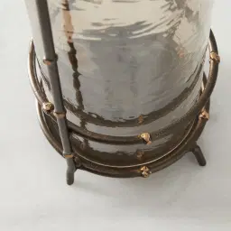 Perennial Gilded Dark Bronze Metal Decorative - Large