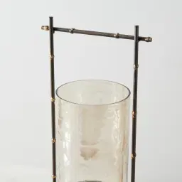 Perennial Gilded Dark Bronze Metal Decorative - Large