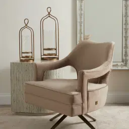 Shania Antique Gold Metal Knot Lantern - Small