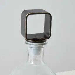 Ramon Gilded Dark Bronze Metal Decanter