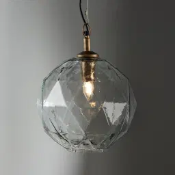 Olivia Antique Gold Metal Sphere Pendant