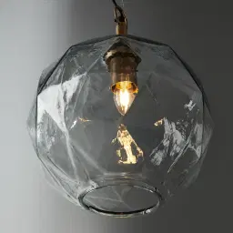 Olivia Antique Gold Metal Sphere Pendant