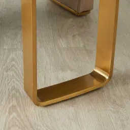 Daniella Sand Beige Vegan Leather Occasional Chair