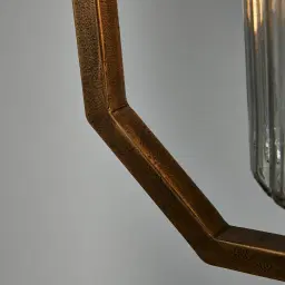 Freyja Antique Gold Metal 5-Light Chandelier