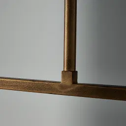 Freyja Antique Gold Metal 5-Light Chandelier