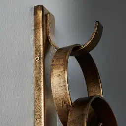 Julio Antique Gold Hanging Wall Light