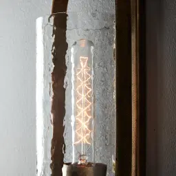 Julio Antique Gold Hanging Wall Light