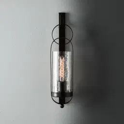 Julio Gilded Dark Bronze Hanging Wall Light