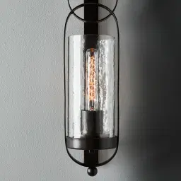 Julio Gilded Dark Bronze Hanging Wall Light