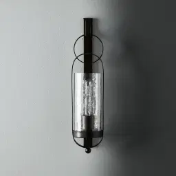 Julio Gilded Dark Bronze Hanging Wall Light
