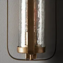 Felipe Antique Gold Metal Wall Light