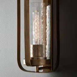 Felipe Antique Gold Metal Wall Light