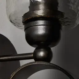 Genie Gilded Dark Bronze Metal Wall Light