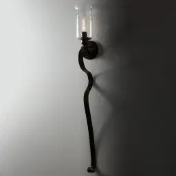 Genie Gilded Dark Bronze Metal Wall Light