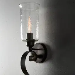 Genie Gilded Dark Bronze Metal Wall Light