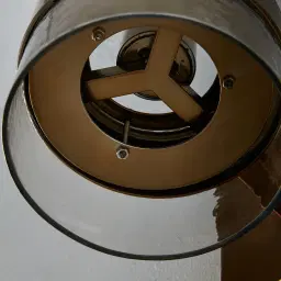 Brandy Satin Brass Wall Light