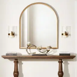 Brandy Satin Brass Wall Light
