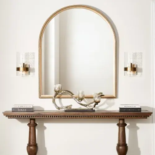 Brandy Satin Brass Wall Light