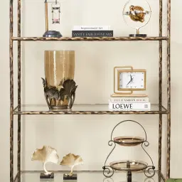 Abigail Gilded Dark Bronze 2-Tier Cake Stand