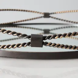 Natalia Gilded Dark Bronze Rope Tray