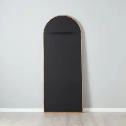 Lauren Antique Gold Wooden Arch Mirror 200x80cm