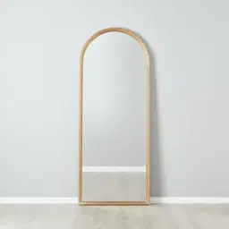 Lauren Antique Gold Wooden Arch Mirror 200x80cm