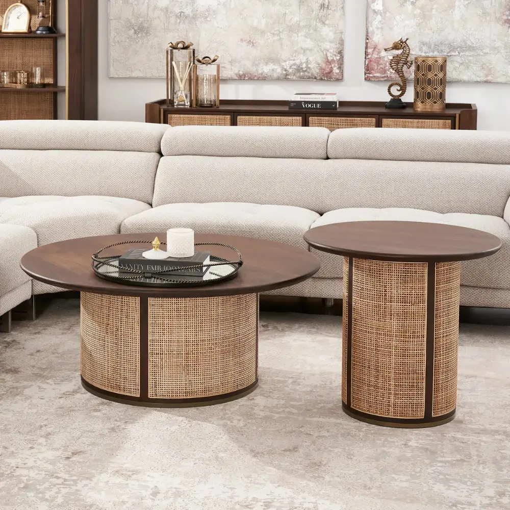 Esplanade Brown Mango Wood Side Table