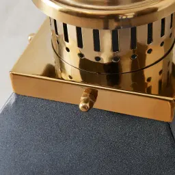 Stefan Black Stainless Steel Lantern - Large