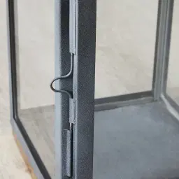 Stefan Black Stainless Steel Lantern - Medium