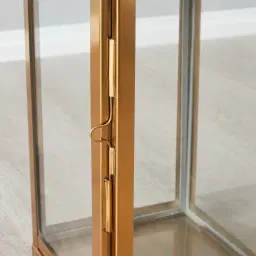 Bonnie Gold Stainless Steel Lantern - Large