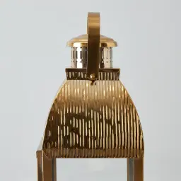 Bonnie Gold Stainless Steel Lantern - Large