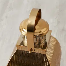 Bonnie Gold Stainless Steel Lantern - Large
