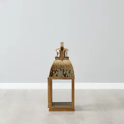 Bonnie Gold Stainless Steel Lantern - Small