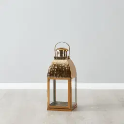 Bonnie Gold Stainless Steel Lantern - Small