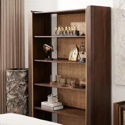 Posy Elongated Antique Gold Vase - Large