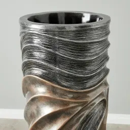 Crest Antique Gold Vase