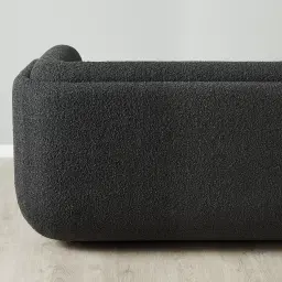 Clementine Black Boucle 2-Seater Sofa