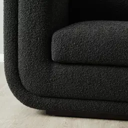 Clementine Black Boucle Occasional Chair