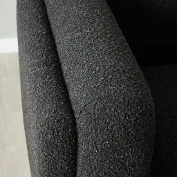 Clementine Black Boucle Occasional Chair