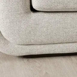 Clementine Dove Grey Woven 2-Seater Fabric Sofa