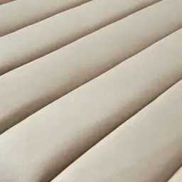 Astoria Beige Velvet Square Ottoman