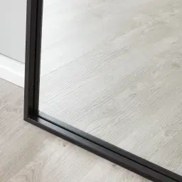 Ronson Black Arched Floor Mirror