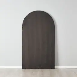 Ronson Black Arched Floor Mirror