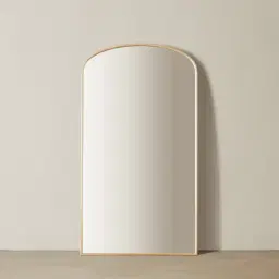 Olsen Gold Arched Floor Mirror