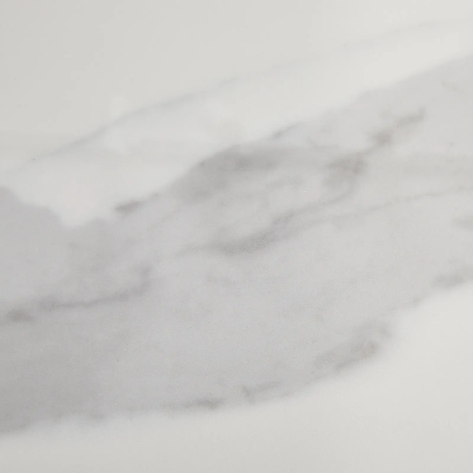 Aspen III White Sintered Stone Dining Table - Matte Black Legs