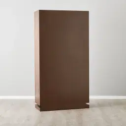 Xandra Dark Walnut Veneer Display Cabinet