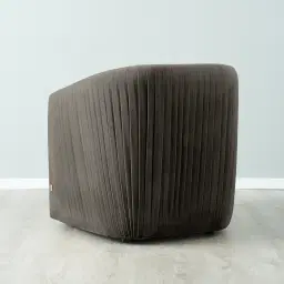 Crown Mushroom Velvet Occasional Chair